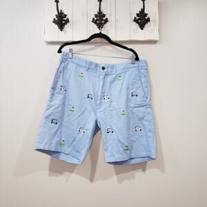 Castaway Nantucket Cisco Shorts Golf Print Size 36 Stretch